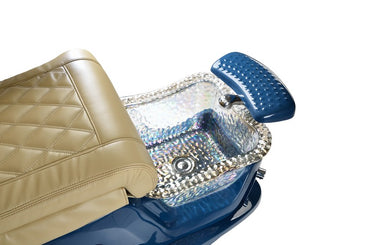 Argento Square Glass Sink w/ installation - Blue