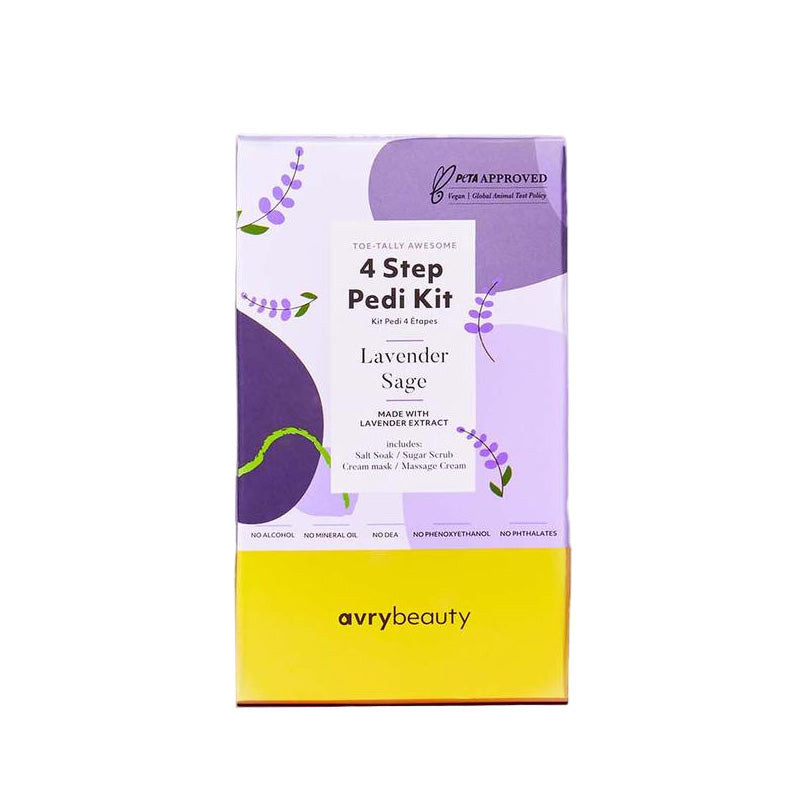 AvryBeauty 4 Step Spa Kit - Lavender & Sage