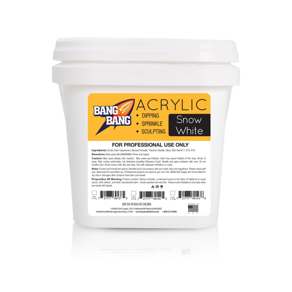 BangBang Acrylic Powder - Snow White