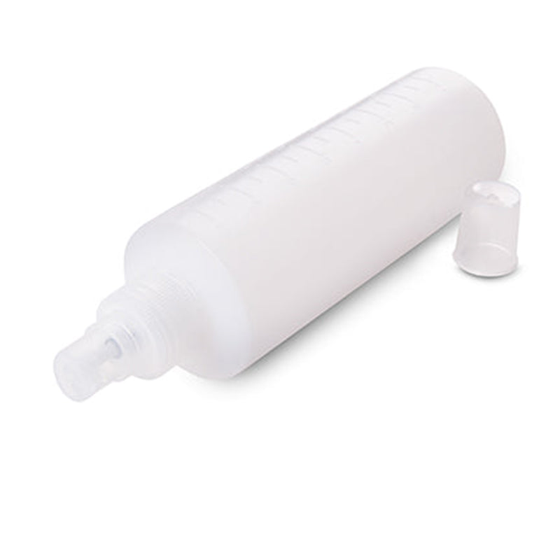 Cylinder Empty Bottle Natural Plastic 8 oz w/ Spray Pump
