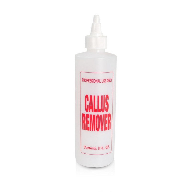 Imprinted Empty Callus Remover Bottle w/Cap 8 oz