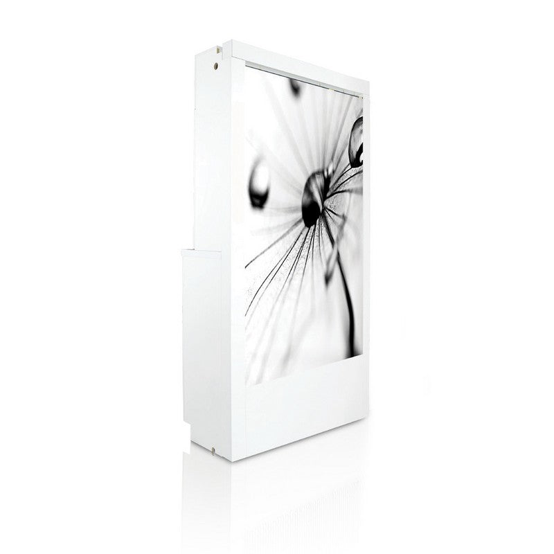 Bianco Display Cabinet w/ Doors - White