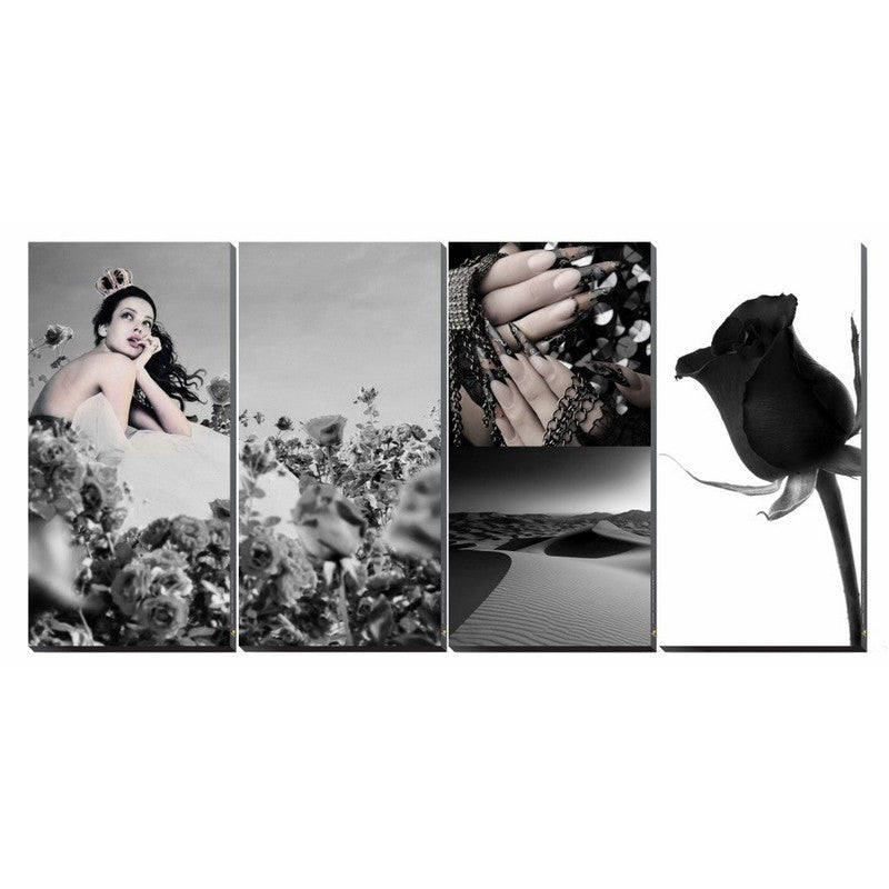 4 pcs Midnight Escape Ensemble Canvas Mural