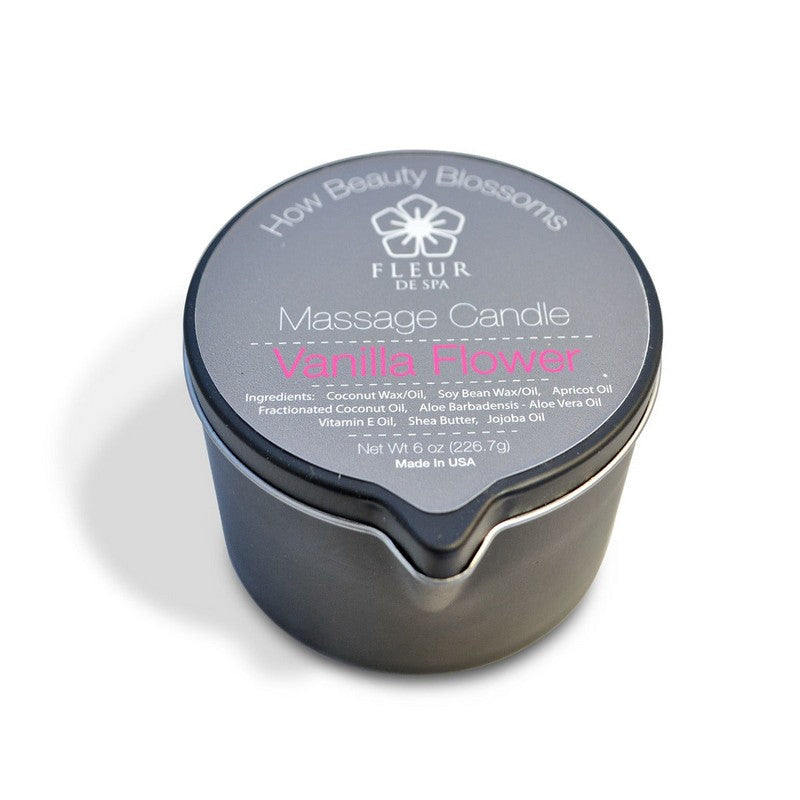 Massage candle Vanilla Flower 8 oz
