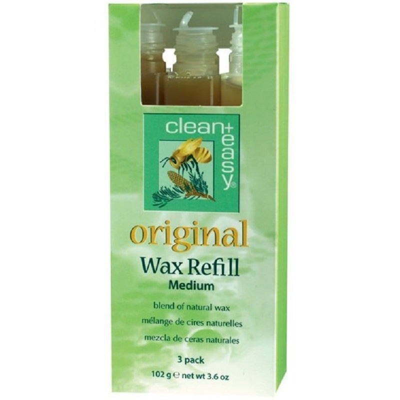 Clean+Easy Medium Original Wax Refill 3 pk