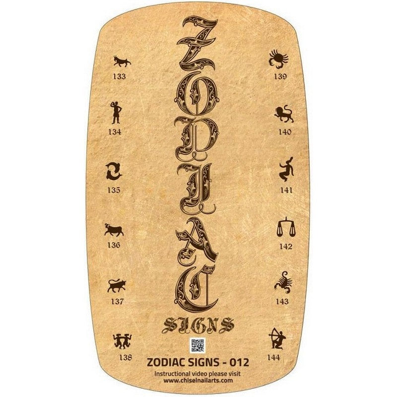 Chisel Nail Art Zodiac Collection #012