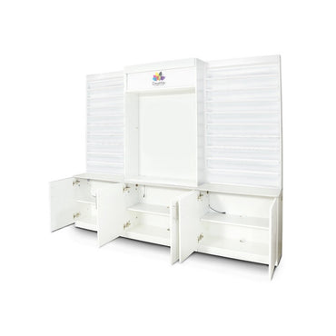 DreaMau Machine Cabinet - Set of 3 Display - White
