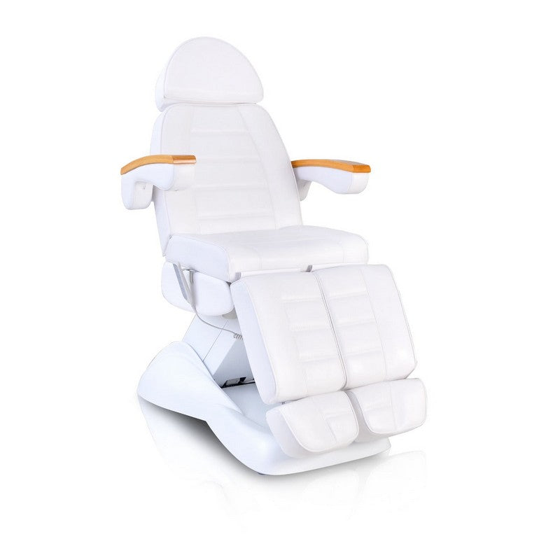 Facial Beauty Podiatry Chair, Split Legs w/ 5 Motors - White