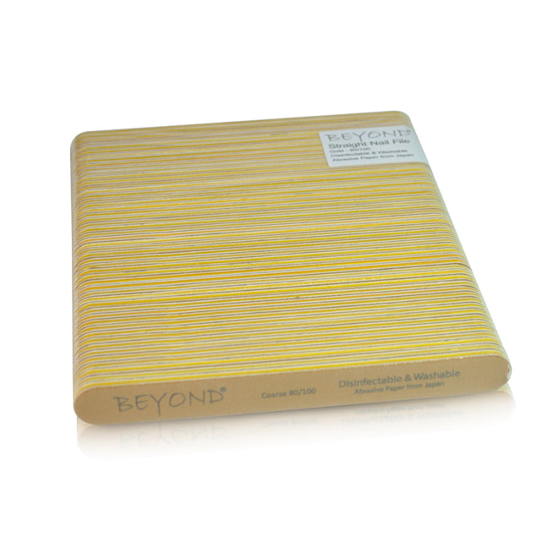 Beyond Gold File Straight 80/100 - Disinfectable & Washable