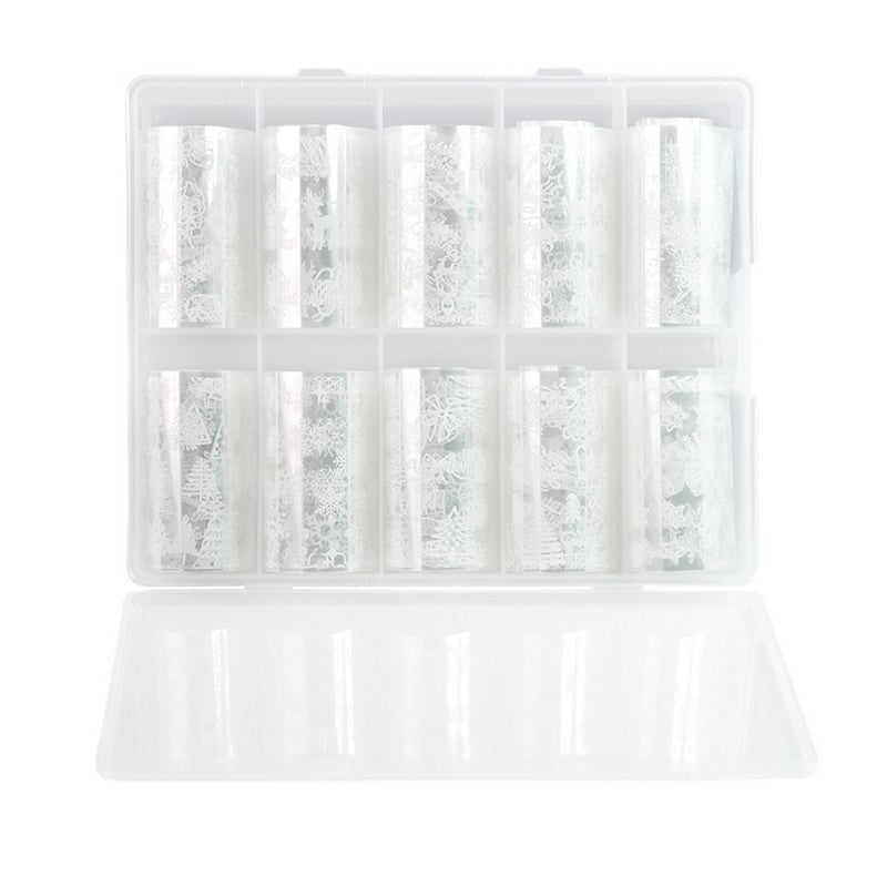 Nail Art Christmas Transfer Foil #14 - 10 Rolls