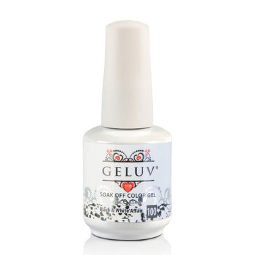 Geluv #100 Black & White Affair 0.5 oz