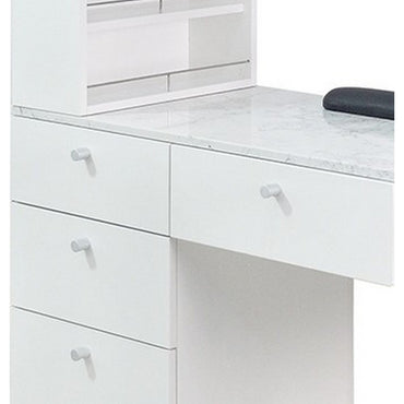 Regis Nail Table Marble Top Single-2