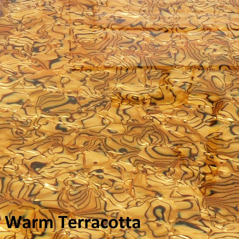 Ion Terracotta Glass Top Table (16.75x32.5)