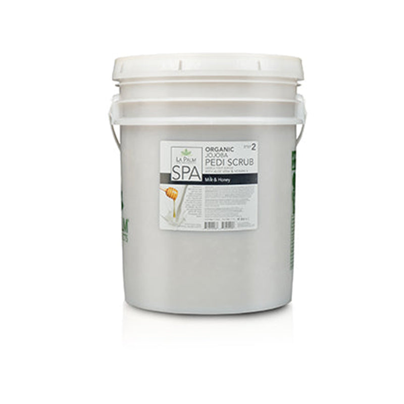 LaPalm Jojoba Pedi Scrub - Milk & Honey 5 Gal