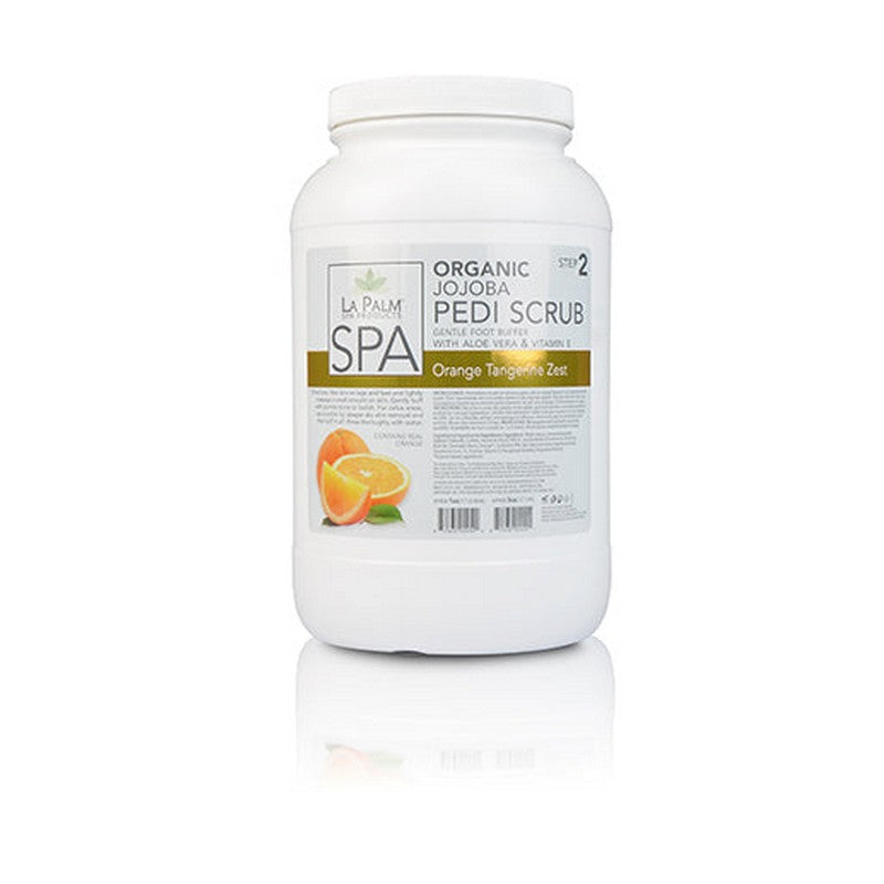 LaPalm Jojoba Pedi Scrub - Orange Tangerine Zest 1 Gal