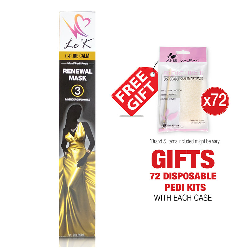 Le'K ManiPedi PODs - C Pure Calm - Step 3