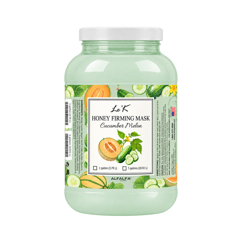 Le'K Pedicure - Firming Mask Honey Cucumber Melon - 5 Gal