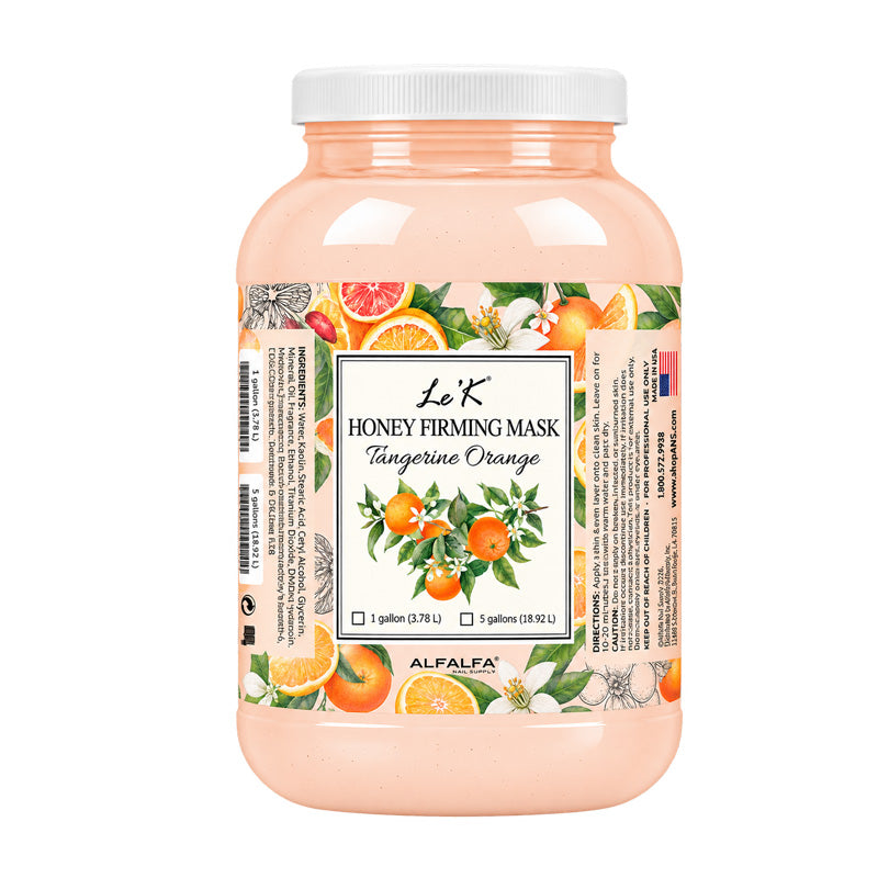 Le'K Pedicure - Firming Mask Honey Tangerine Orange - 5 Gal