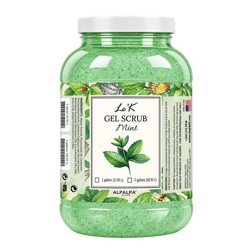 Le'K Pedicure - Honey Scrub Mint - 5 Gal
