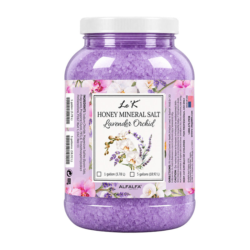 Le'K Pedicure - Salt Honey Lavender Orchid - 5 Gal