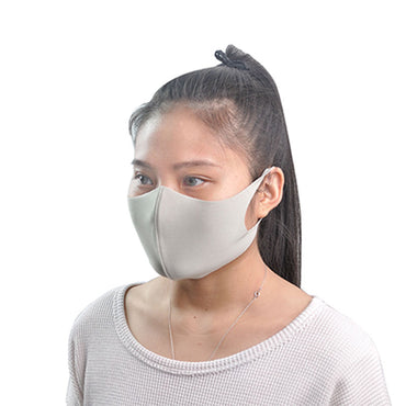 Die-cut Poly Mask - Grey - 10pcs/bag