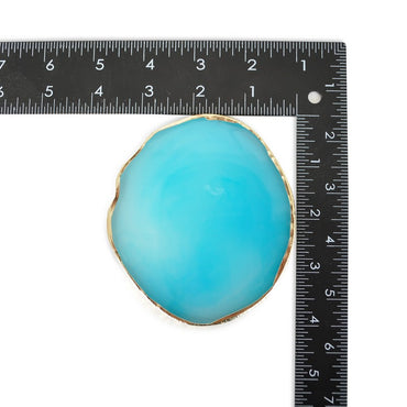 Nail Art Resin Palette Mixing Plate - Blue