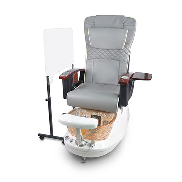 Pedispa Acrylic Protective Screen w/ Metal Stand - 30 in