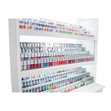 Steps Polish & Powder Display Cabinet - White
