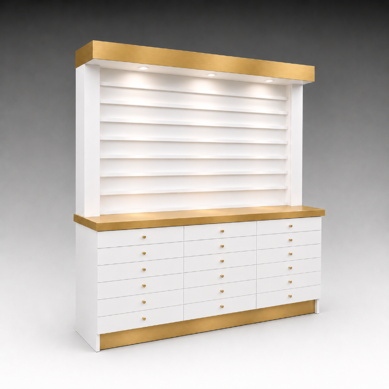 Chroma Paradise Cabinet - Brushed Gold