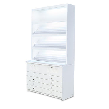 Regis Powder & Polish Display Cabinet with Marble Top-2