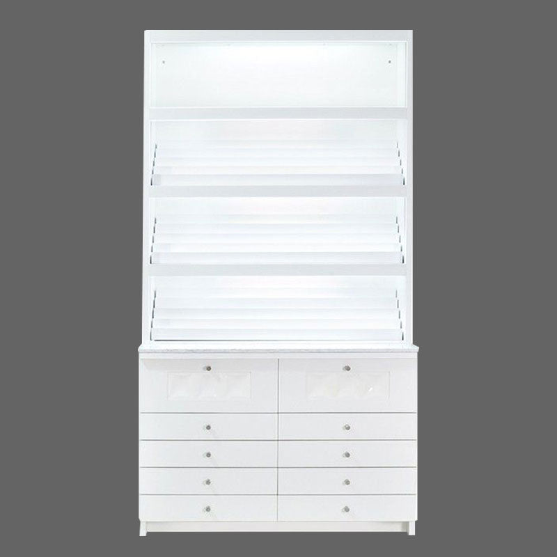 Regis Powder & Polish Display Cabinet with Marble Top