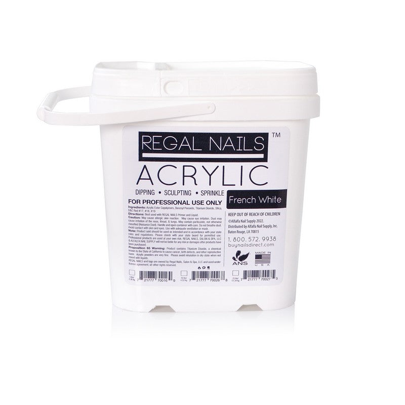Regal Acrylic Powder - French White - 5 lbs