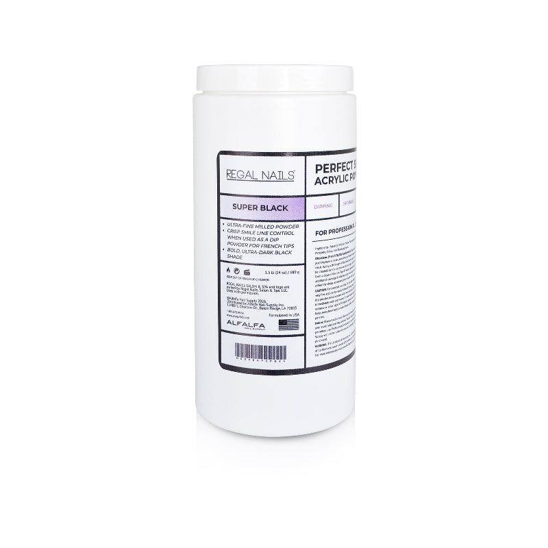 Regal Acrylic Powder - Perfect Smile French Black - 24 oz