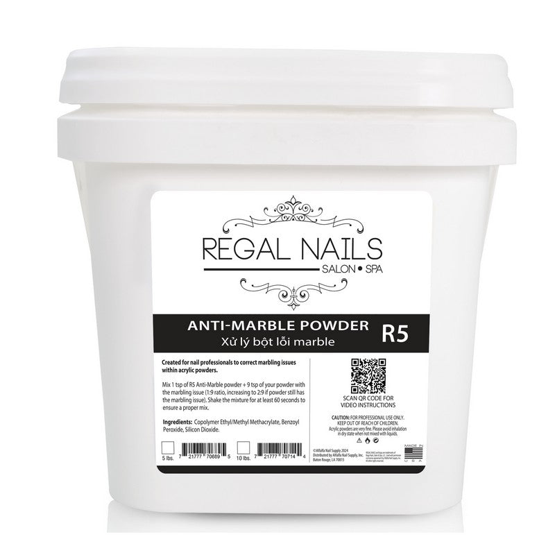 Regal Nails Anti-Marble Powders R5 - 10lbs