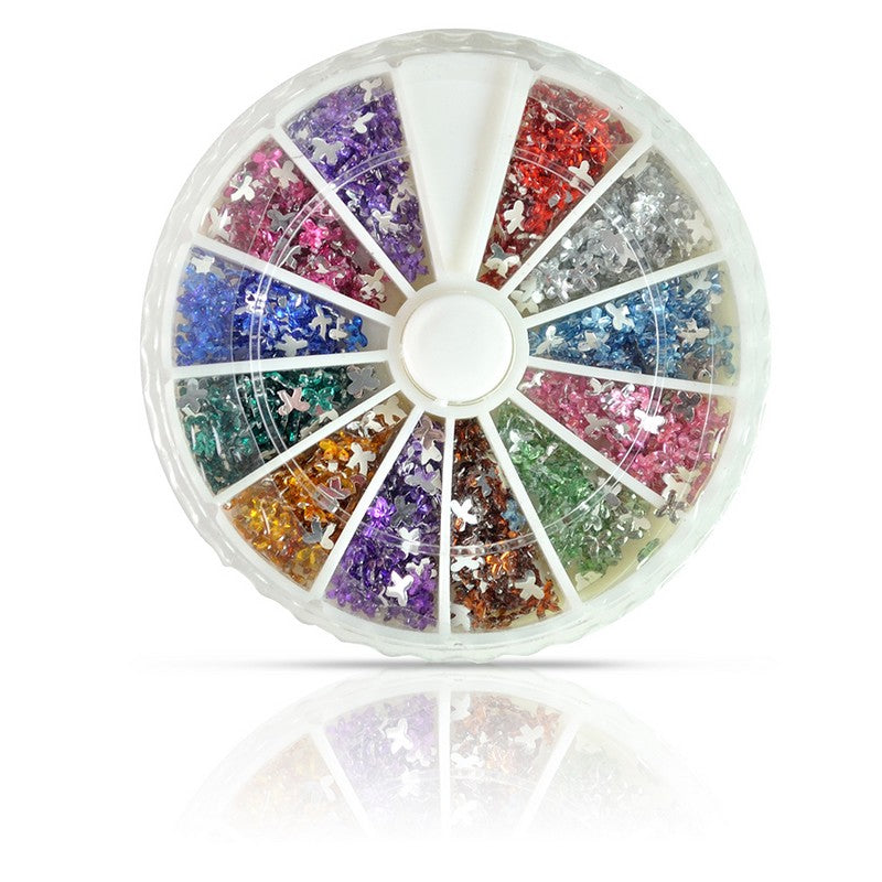 Butterflies Rhinestones In Wheel 720ct