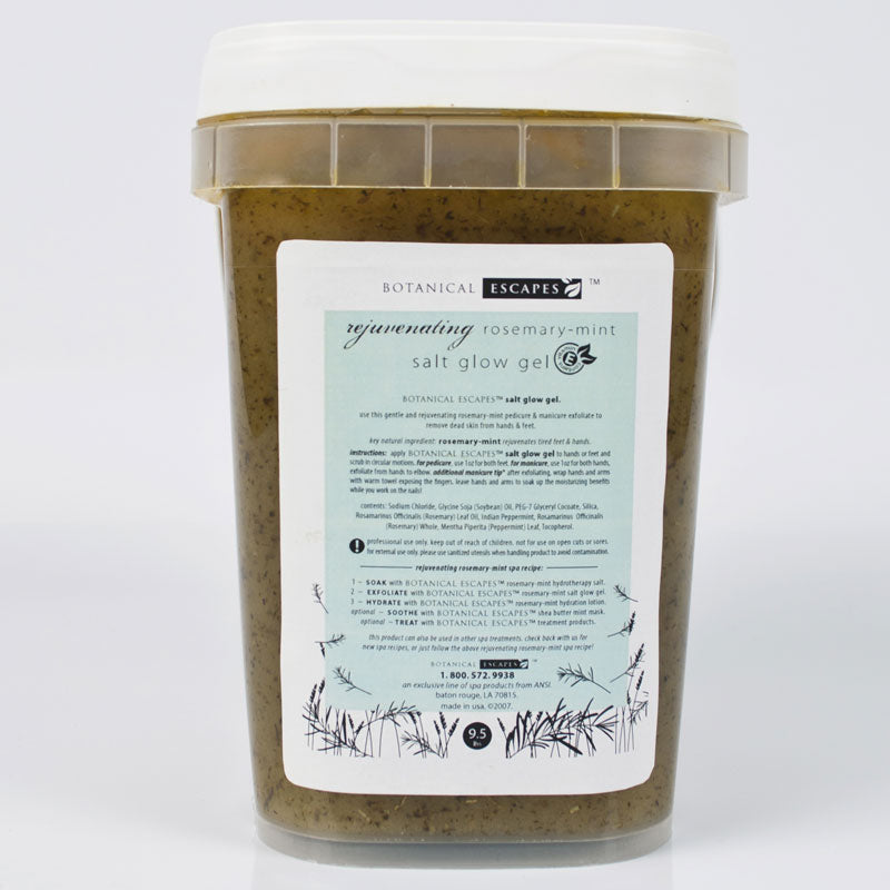 Botanical Escapes Rosemary Mint Salt Glow Gel 1 Gal