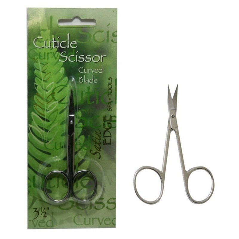 Satin Edge Scissor A (Curved Tip) 3.5"