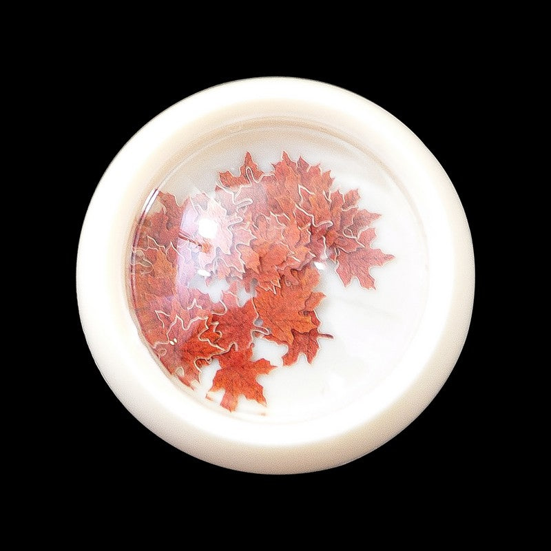 Nail Art Sequin Autum Leave #001