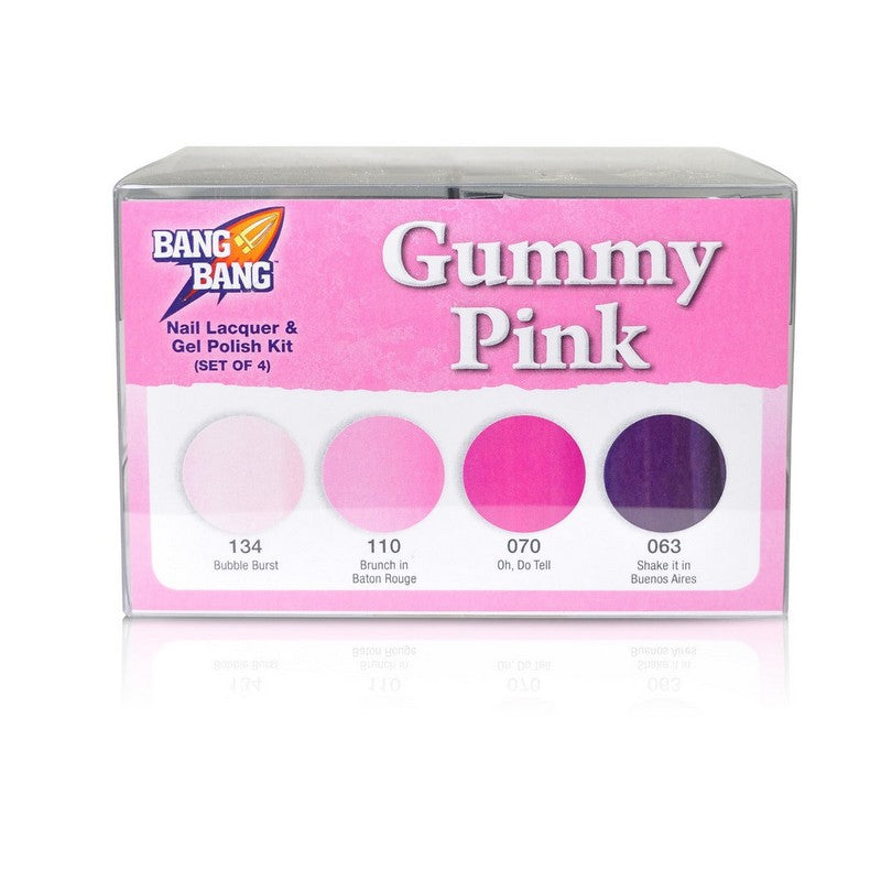 Bangbang - Gummy Pink Duo Gel & Polish Kit