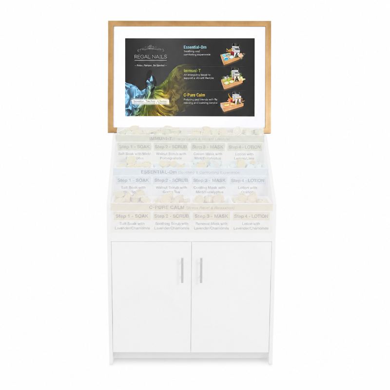 Brass Color Frame with PODs Design
