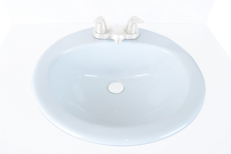 Glacier Bay Bathroom Sink - White 19"