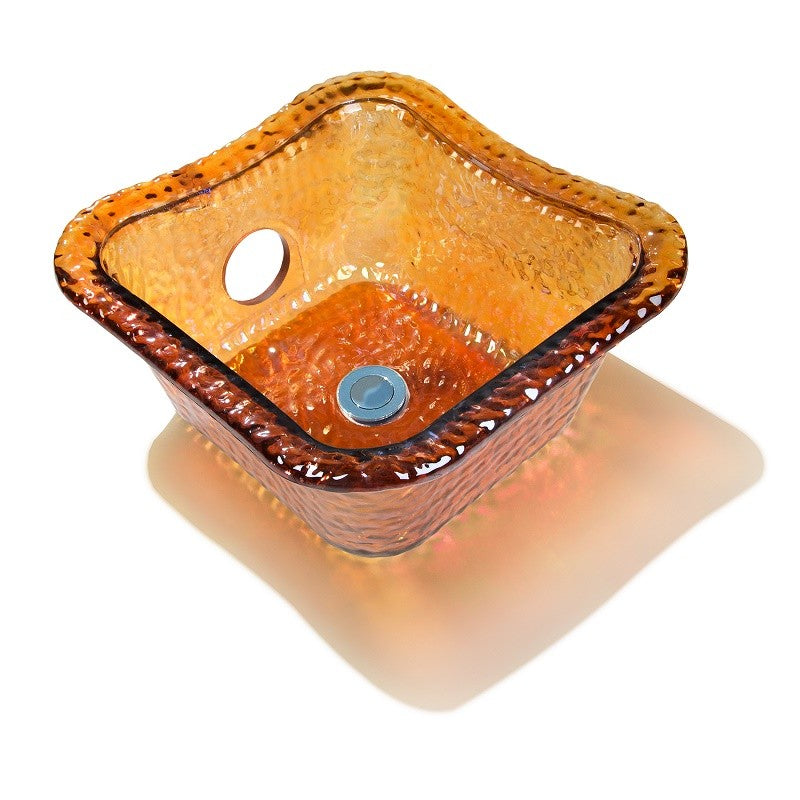 Square Gold Sink Bowl