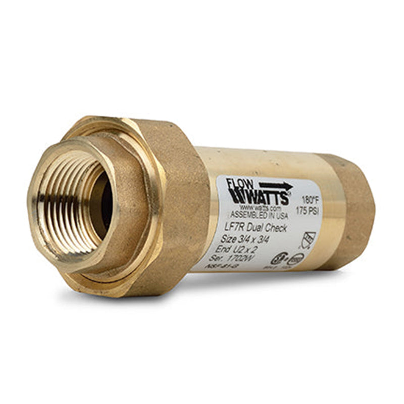 Dual Check Valve 3/4 x 3/4 - LF7R