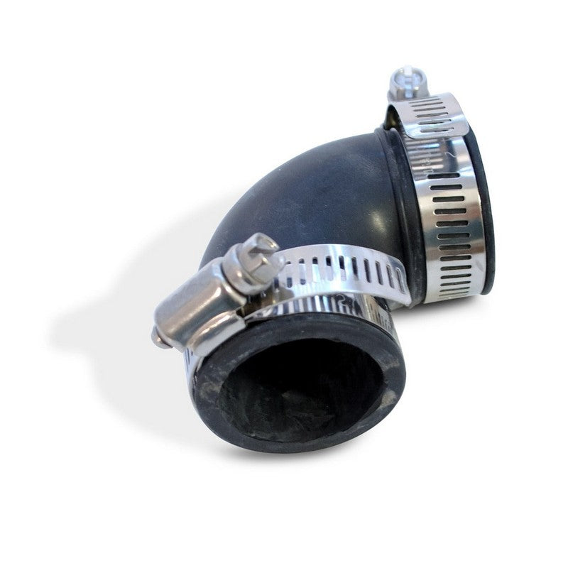 Spa 1-1/4" Rubber Elbow w/ Hose Clamps