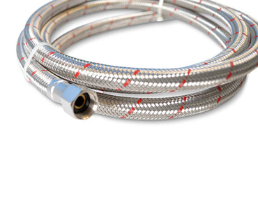 Spa Hose SS Braided - Hot Water - 8'-4