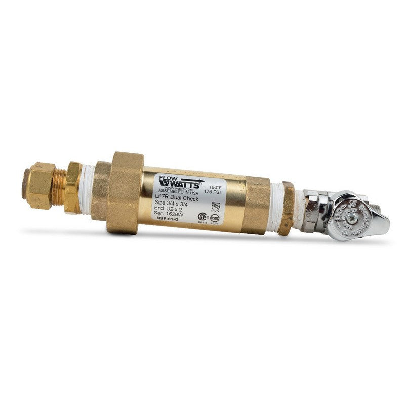 Dual Check Valve, Backflow Preventer, Complete Kit - LF7R