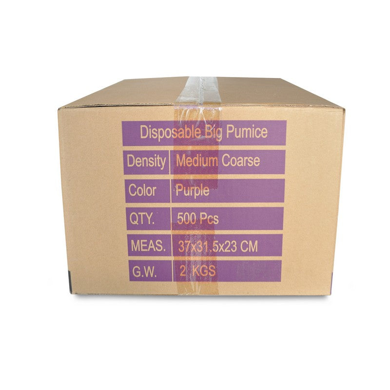 Disposable Pumice Stone Purple 500ct (coarse)