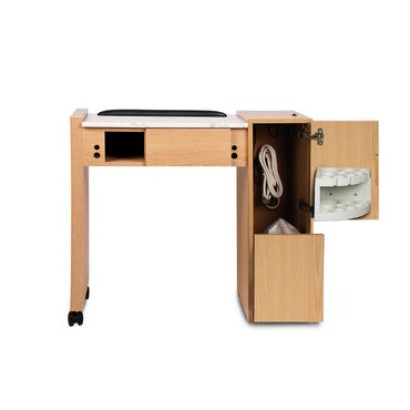 Classic Space Saver Nail Table - Oak