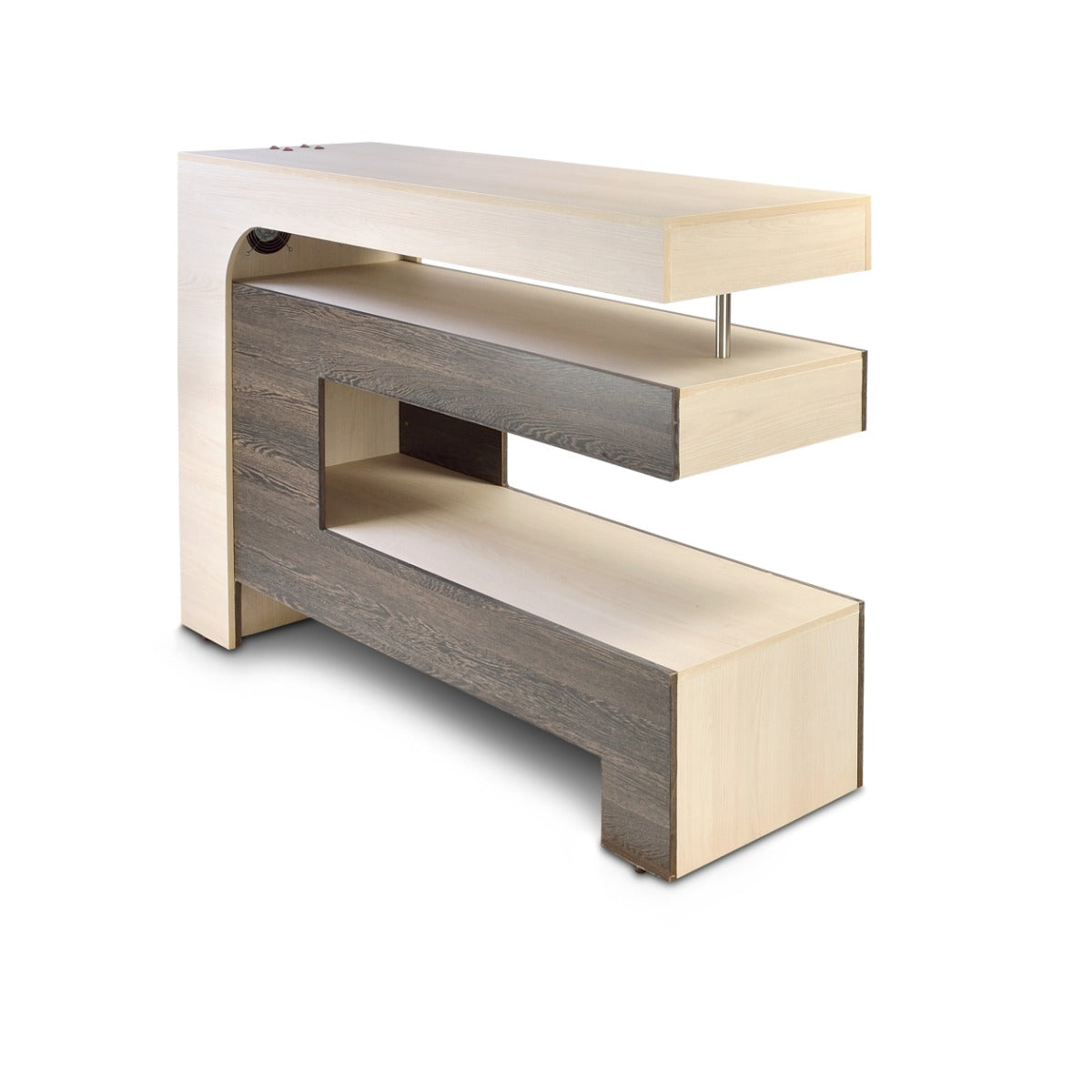 Ion QDry Table - Dou Tone - Nancy Elm & Gorgeous Wenge