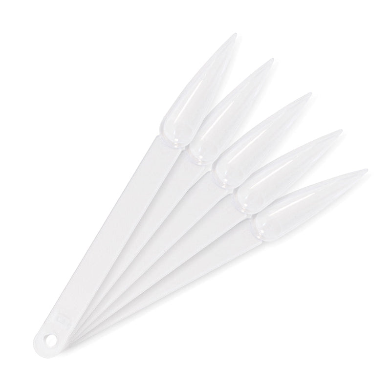 Nail Display Tip Stiletto Clear (50ct)